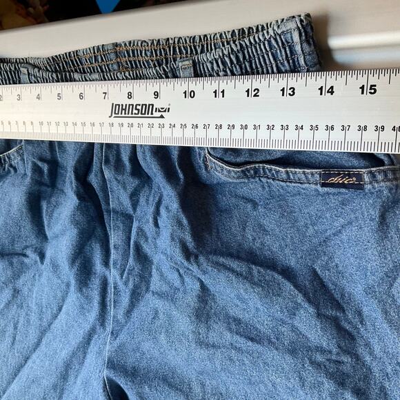 Chic Women Minimalist Denim Boyfriend Jeans size 14 US, Blue - Picture 2 of 12